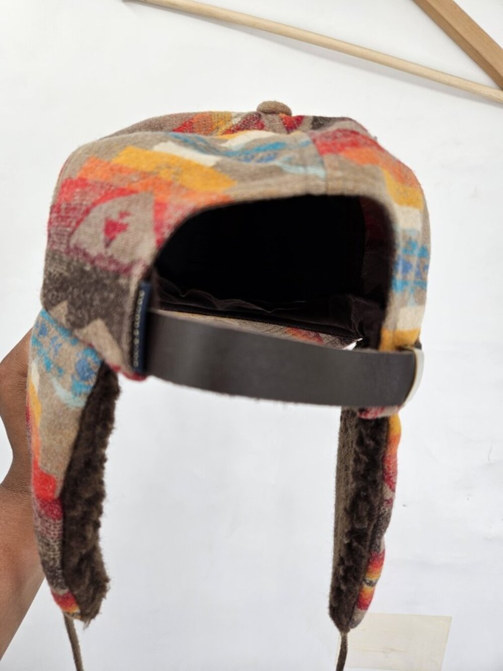 Pendleton Timberline Cap Wool Jacquard Pattern Colorful Heritage Outdoor Hat USA - Picture 4 of 5